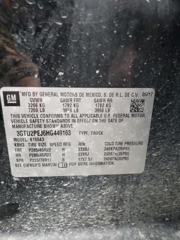 2017 GMC SIERRA K15 - 3GTU2PEJ6HG449163