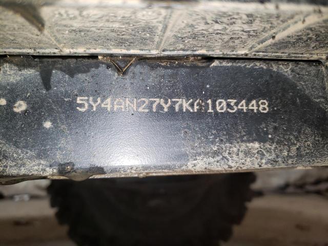 2019 YAMAHA YXE850 5Y4AN27Y7KA103448