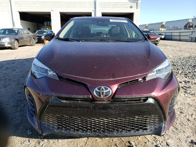 Седани TOYOTA COROLLA 2017 Бордовий