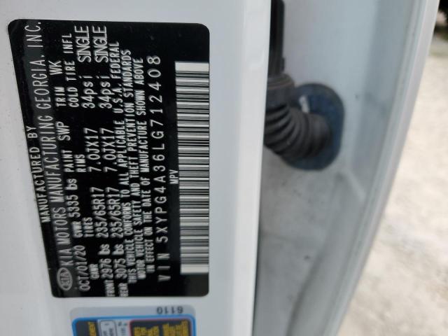 5XYPG4A36LG712408 KIA SORENTO L