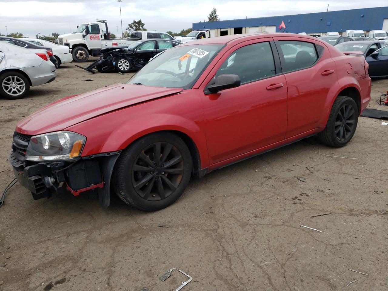 Lot #2186403773 2014 DODGE AVENGER SE