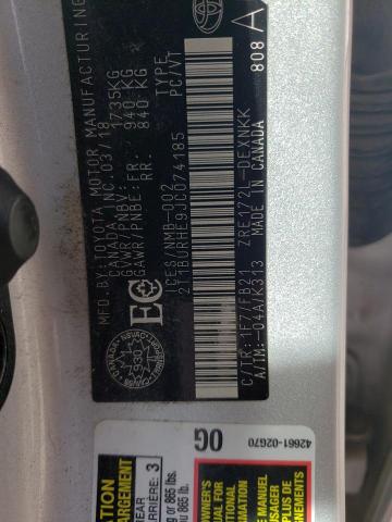 2018 TOYOTA COROLLA L - 2T1BURHE9JC074185