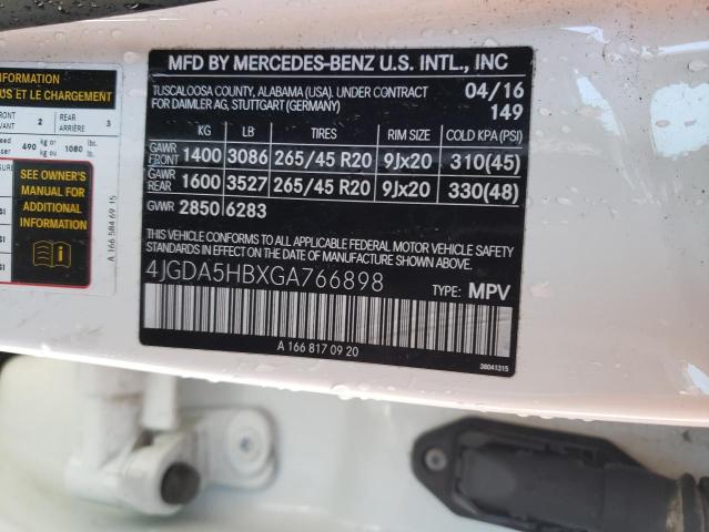 4JGDA5HBXGA766898 2016 MERCEDES-BENZ GLE-CLASS - Image 13