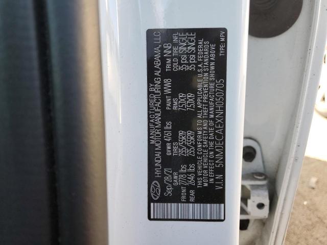 2022 HYUNDAI TUCSON LIM - 5NMJECAEXNH050705