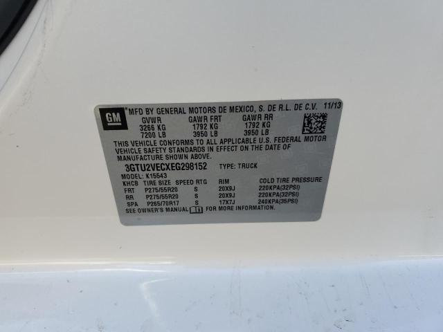 3GTU2VECXEG298152 GMC Sierra K1500 Slt