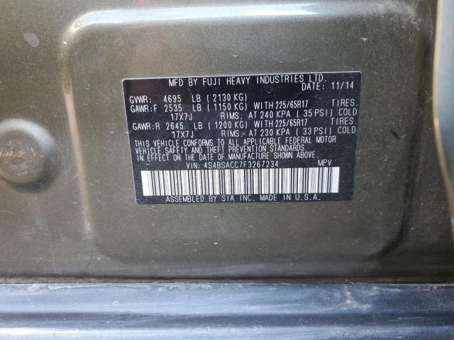 4S4BSACC7F3267234 Subaru OUTBACK 2.