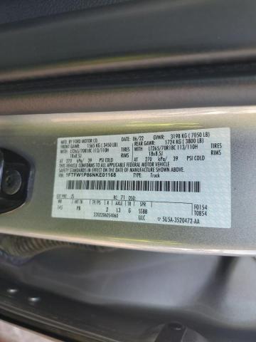 2022 FORD F150 POLIC 1FTFW1P86NKE01168