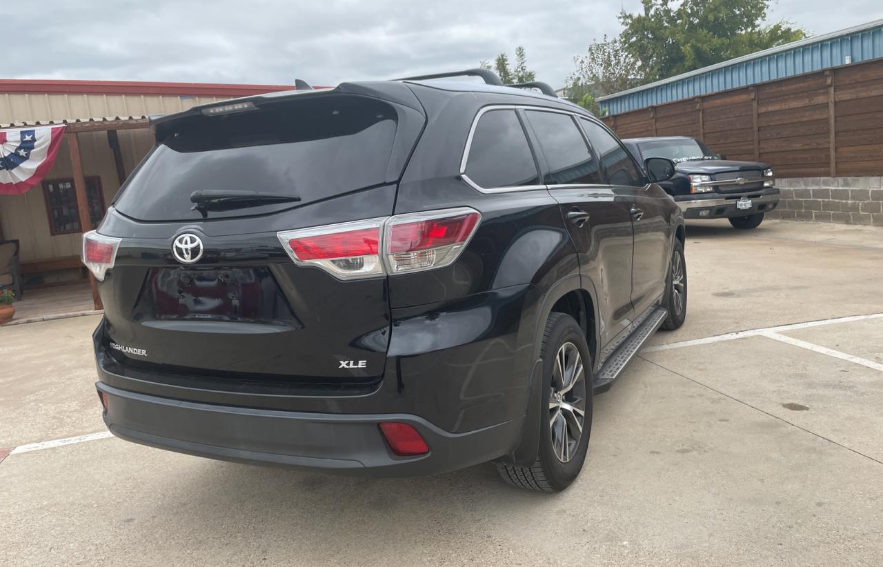 5TDKKRFH1GS180391 TOYOTA HIGHLANDER 2016
