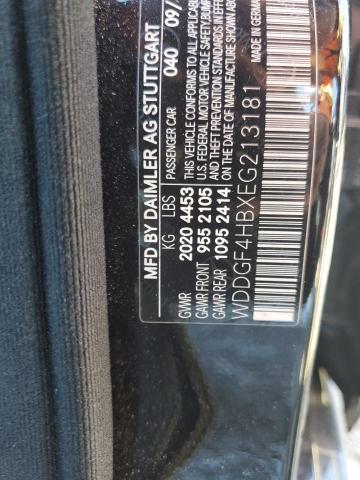 WDDGF4HBXEG213181 Mercedes-Benz C 250