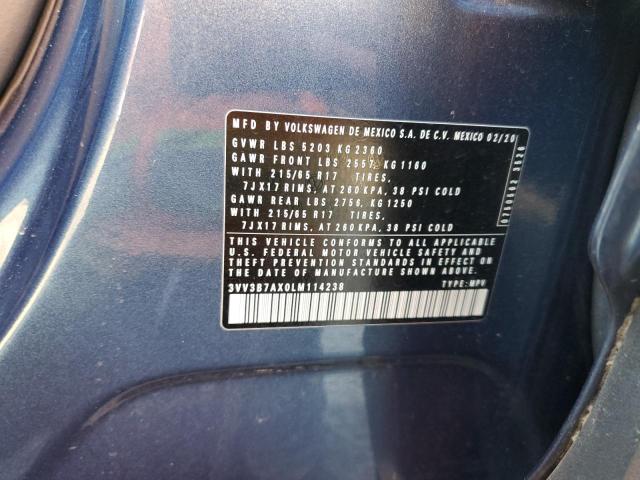 2020 VOLKSWAGEN TIGUAN SE - 3VV3B7AX0LM114238