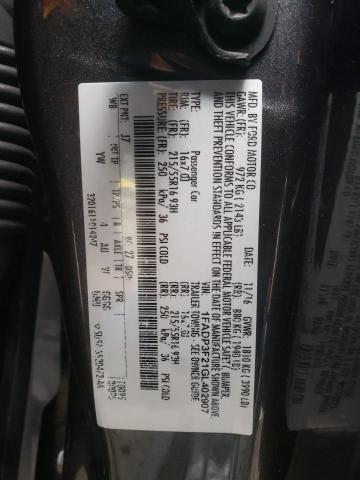 1FADP3F21GL402907 Ford FOCUS SE