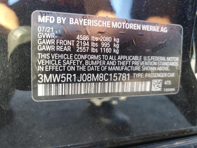 3MW5R1J08M8C15781 BMW 3 Series 330I 10