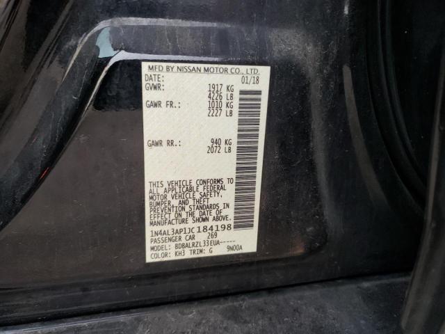 1N4AL3AP1JC184198 Nissan ALTIMA 2.5
