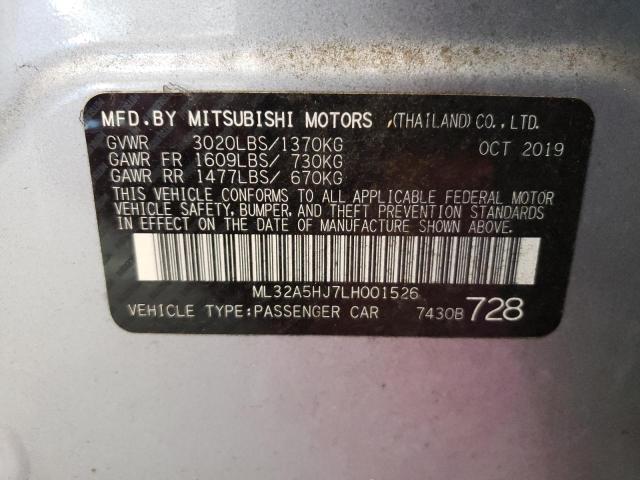 2020 MITSUBISHI MIRAGE LE ML32A5HJ7LH001526