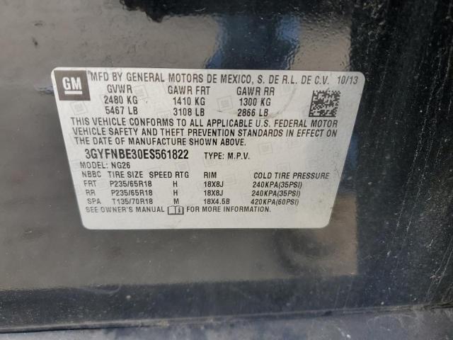 3GYFNBE30ES561822 Cadillac Srx Luxury Collection