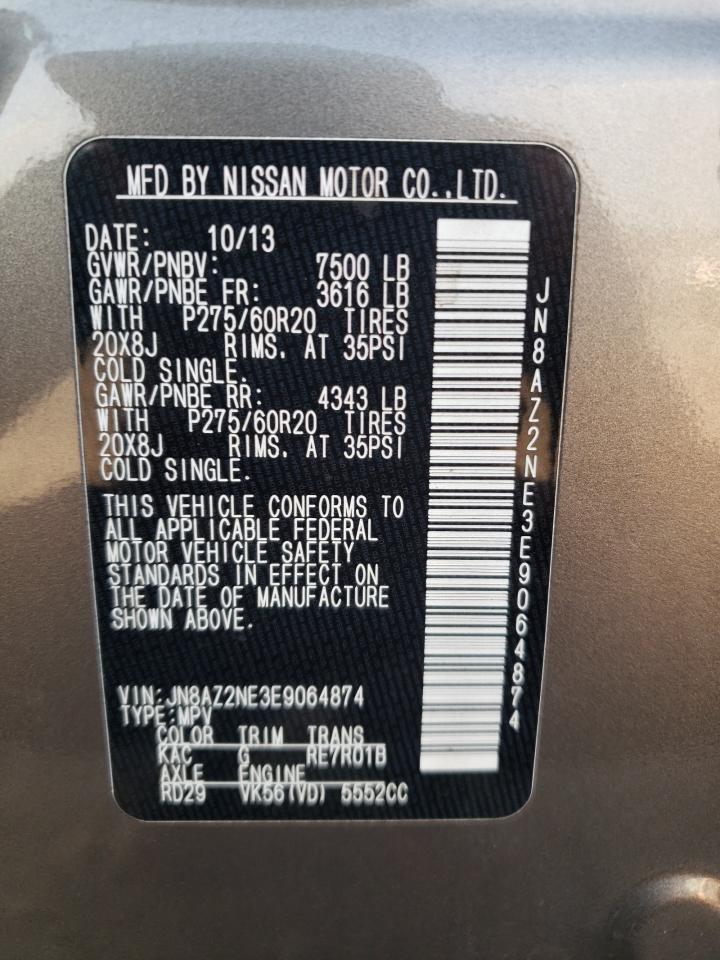 JN8AZ2NE3E9064874 2014 Infiniti Qx80