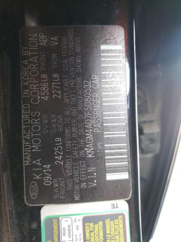 KNAGM4AD7F5080532 KIA OPTIMA HYBRID