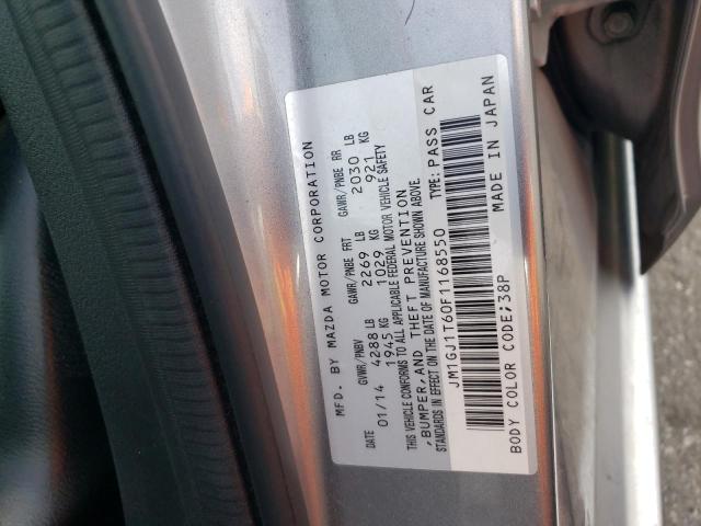 JM1GJ1T60F1168550 Mazda 6 TOURING