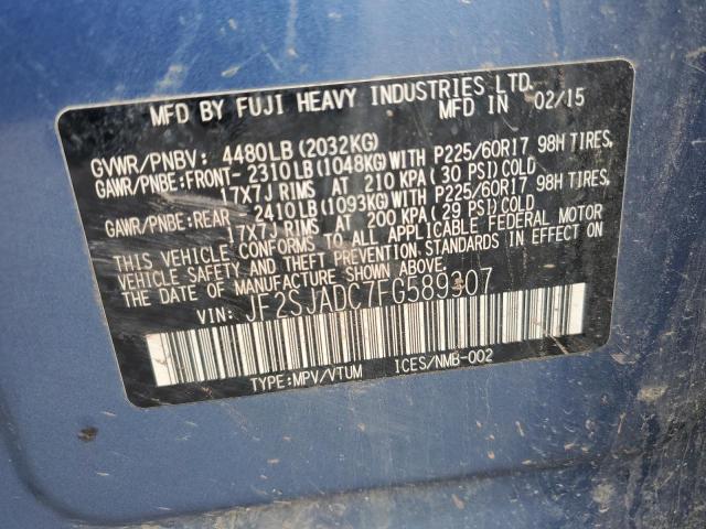 JF2SJADC7FG589307 Subaru Forester 2.5i Premium