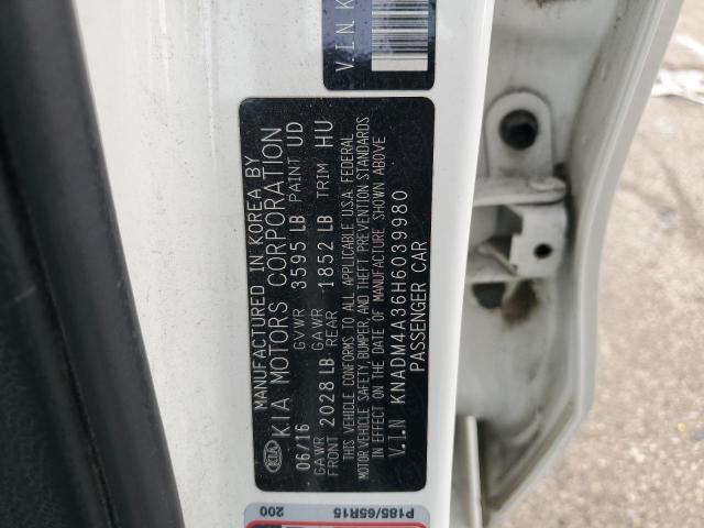 KNADM4A36H6039980 | 2017 KIA RIO LX