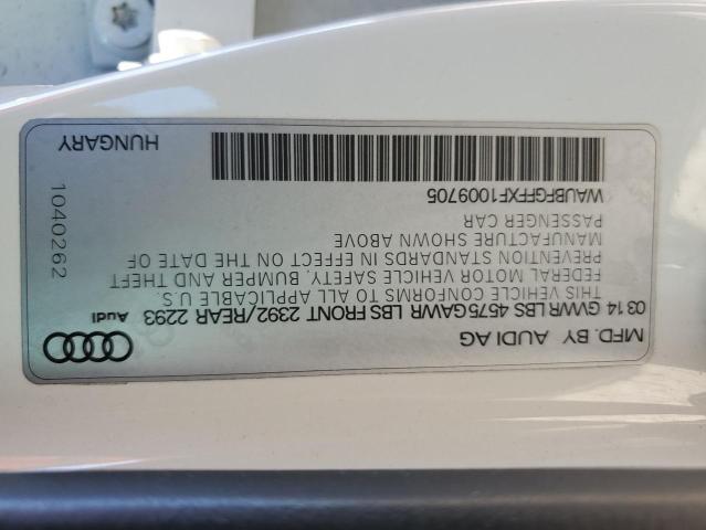 2015 AUDI A3 WAUBFGFFXF1009705