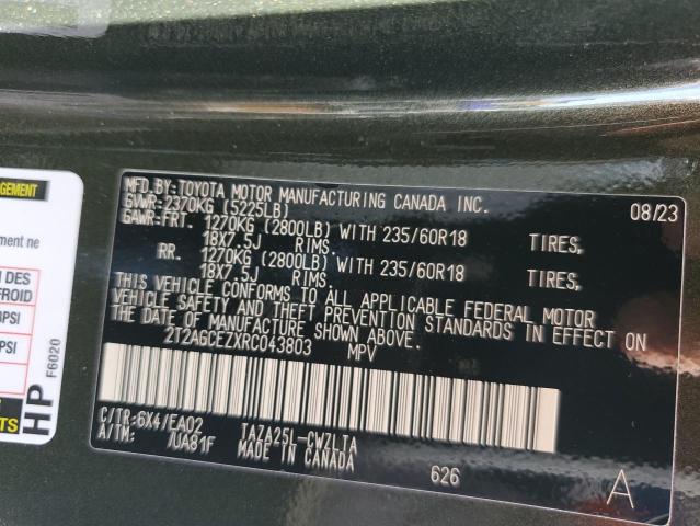 2024 LEXUS NX 350 BAS 2T2AGCEZXRC043803