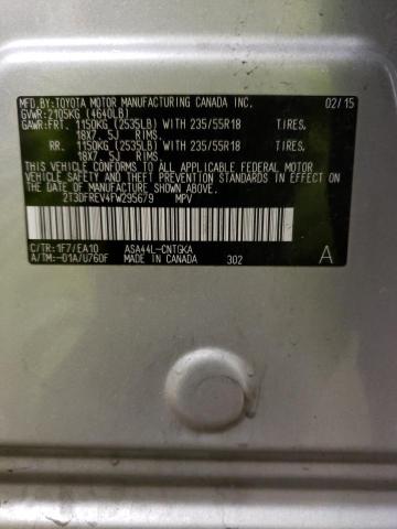 2T3DFREV4FW295679 Toyota Rav4 Limited