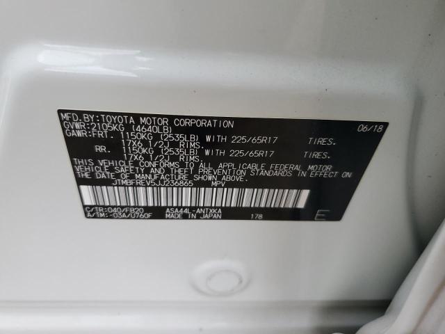 2018 TOYOTA RAV4 LE - JTMBFREV5JJ236865