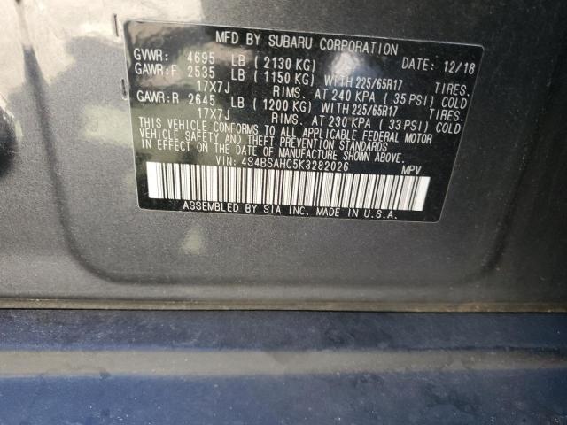 4S4BSAHC5K3282026 Subaru Outback 2. 12