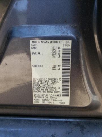 2016 NISSAN ALITMA 1N4AL3AP5GN354463