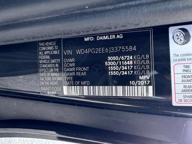 WD4PG2EE6J3375584 Mercedes-Benz Metris