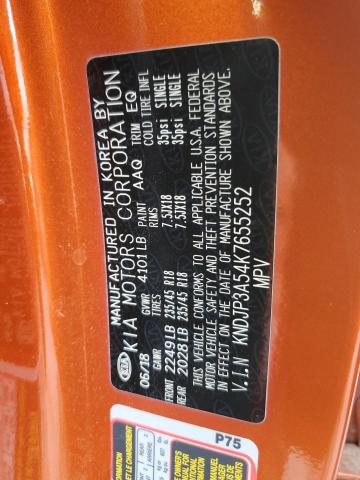 KNDJP3A54K7655252 KIA SOUL +
