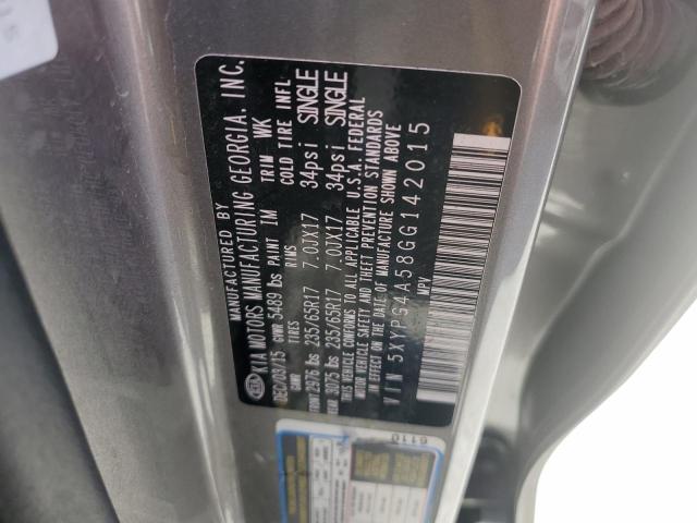 5XYPG4A58GG142015 KIA SORENTO LX