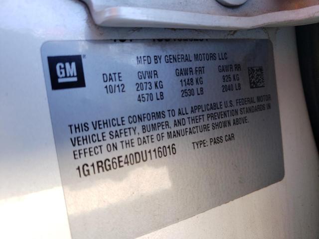 1G1RG6E40DU116016 2013 Chevrolet Volt