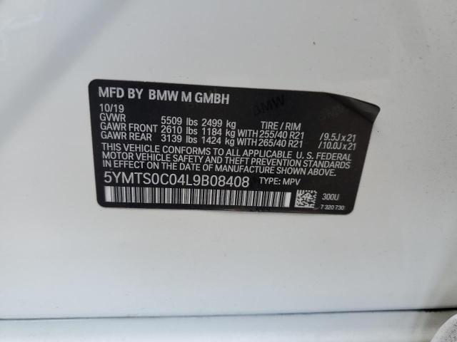 2020 BMW X3 M COMPE - 5YMTS0C04L9B08408