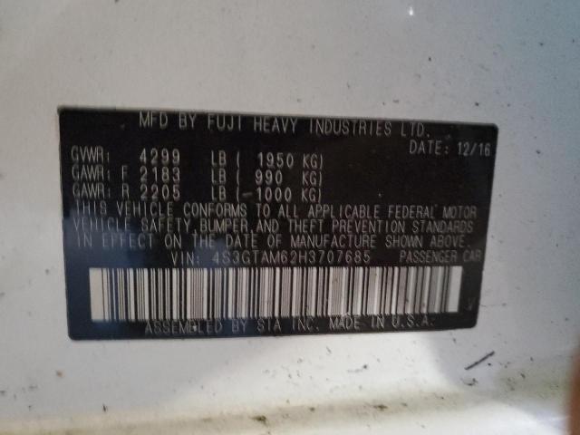 4S3GTAM62H3707685 Subaru Impreza Sport