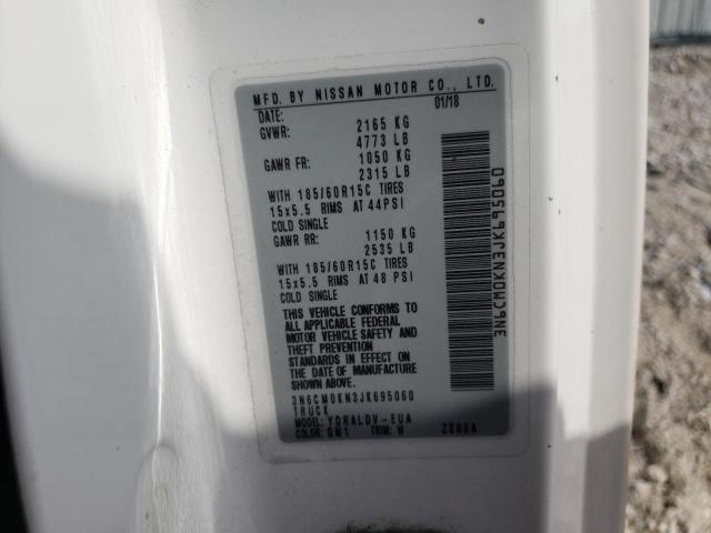 3N6CM0KN3JK695060 Nissan NV200 2.5S