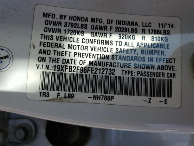 19XFB2F96FE212732 Honda CIVIC EXL
