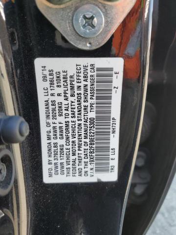 19XFB2F89EE275300 Honda CIVIC EX
