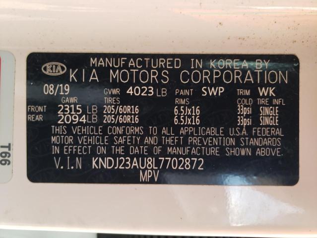 KNDJ23AU8L7702872 KIA SOUL LX