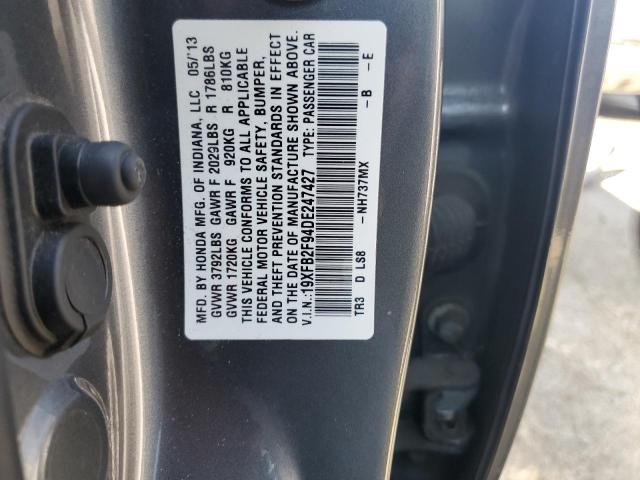 19XFB2F94DE247427 2013 Honda Civic Exl