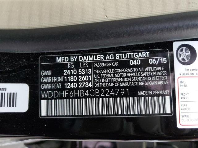 WDDHF6HB4GB224791 2016 MERCEDES-BENZ E-CLASS, photo no. 12