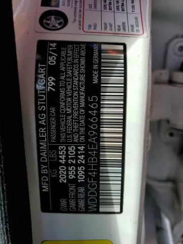 WDDGF4HB4EA966465 Mercedes-Benz C 250