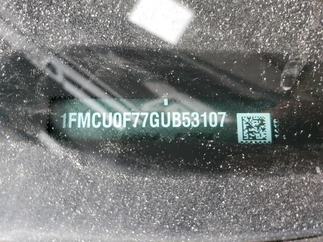 1FMCU0F77GUB53107 | 2016 FORD ESCAPE S