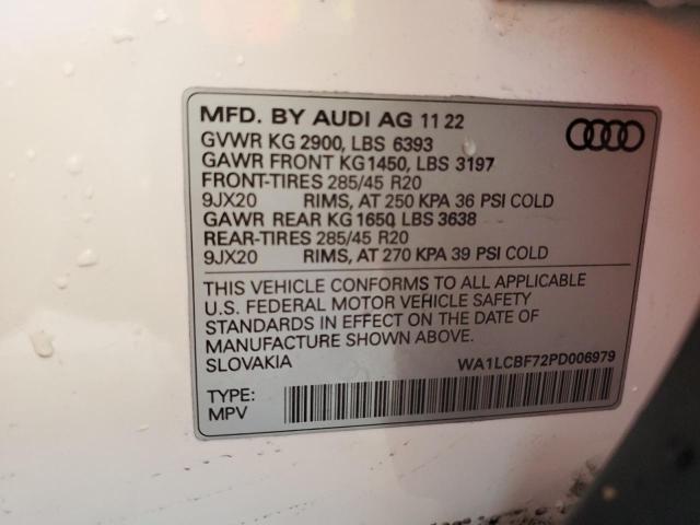 VIN WA1LCBF72PD006979 2023 Audi Q7, Premium Plus no.13