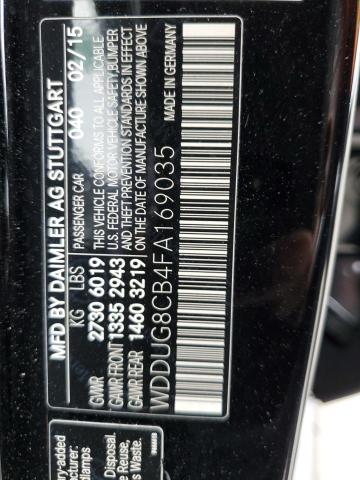 WDDUG8CB4FA169035 Mercedes-Benz S 550