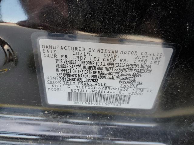 2020 NISSAN VERSA S - 3N1CN8DV2LL827933