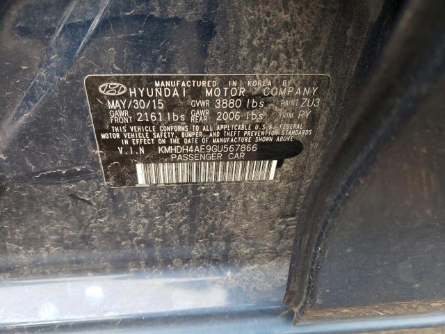 2016 HYUNDAI ELANTRA SE - KMHDH4AE9GU567866