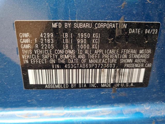 4S3GTAB69P3721603 Subaru Impreza  10