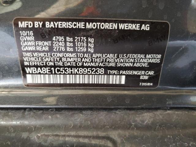 WBA8E1C53HK895238 BMW 330e
